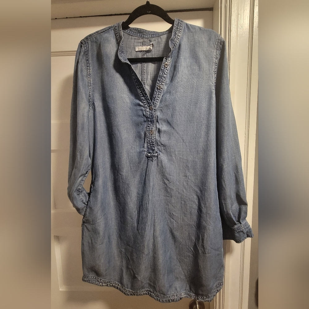 Kenneth Cole Reaction Denim Dress